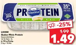 Kaufland LOOSE Quäse-Minis Protein Angebot