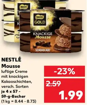 Kaufland NESTLÉ Mousse Angebot