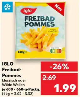 Kaufland IGLO Freibad- Pommes Angebot