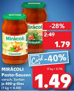 Kaufland MIRACOLI Pasta Saucen Angebot