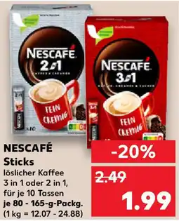 Kaufland NESCAFÉ Sticks Angebot