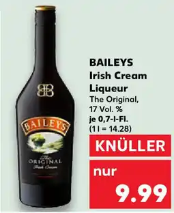 Kaufland BAILEYS Irish Cream Liqueur Angebot