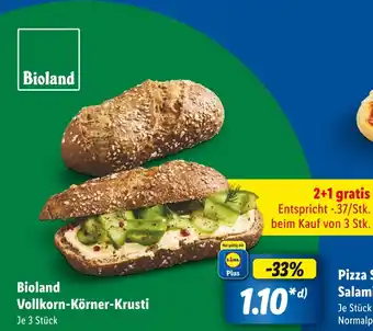 Lidl Bioland vollkorn-körner-krusti Angebot