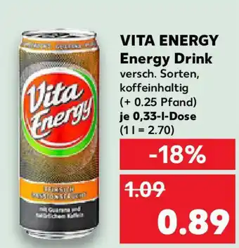 Kaufland VITA ENERGY Energy Drink Angebot