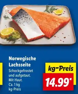 Lidl Norwegische lachseite Angebot