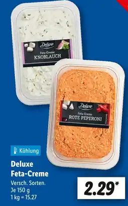 Lidl Deluxe feta-creme knoblauch Angebot