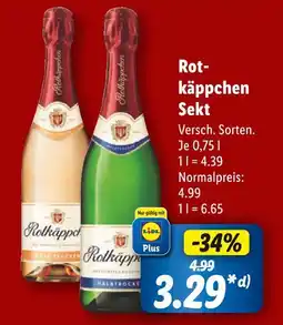 Lidl Rotkäppchen sekt rosé trocken Angebot