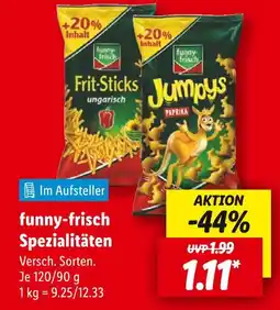 Lidl Funny-frisch frit-sticks ungarisch Angebot