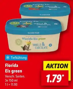 Lidl Florida eis green vanille & chocolate Angebot