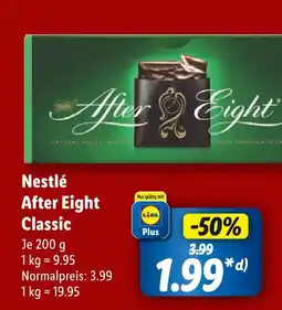 Lidl Nestlé after eight classic Angebot