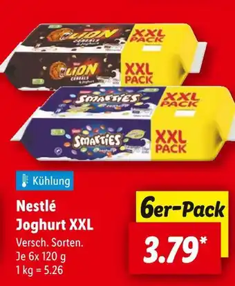 Lidl Nestlé lion joghurt xxl Angebot