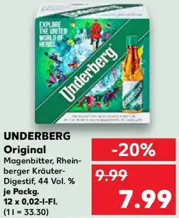 Kaufland UNDERBERG Original Angebot