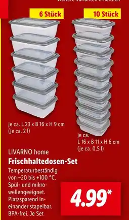 Lidl Livarno home frischhaltedosen-set 6 stück Angebot