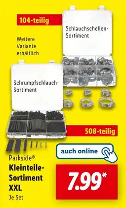 Lidl Parkside kleinteile-sortiment xxl Angebot