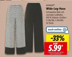 Lidl Esmara wide-leg-hose Angebot