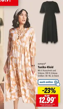 Lidl Esmara tunika-kleid Angebot