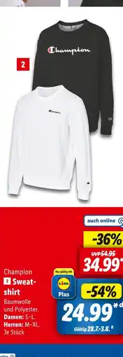 Lidl Champion sweatshirt damen Angebot