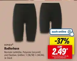 Lidl Esmara radlerhose Angebot