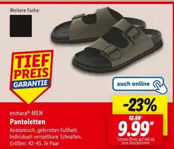 Lidl Esmara men pantoletten Angebot