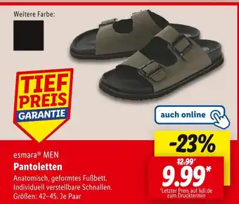Lidl Esmara men pantoletten Angebot