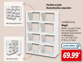 Lidl Livarno home regal modell 'liverpool' Angebot