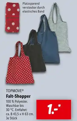 Lidl Topmove falt-shopper Angebot