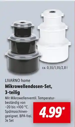 Lidl Livarno home mikrowellendosen-set, 3-teilig Angebot