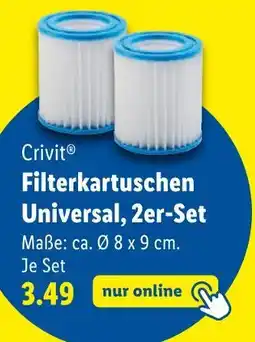 Lidl Crivit filterkartuschen universal, 2er-set Angebot