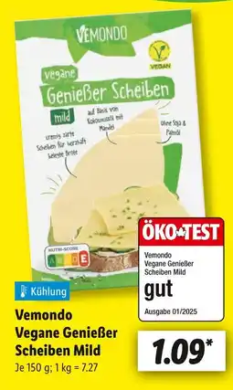 Lidl Vemondo vegane genießer scheiben mild Angebot