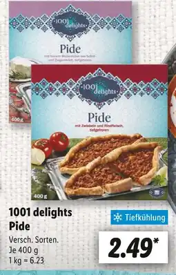 Lidl 1001 delights pide mit zwiebeln und rindfleisch Angebot