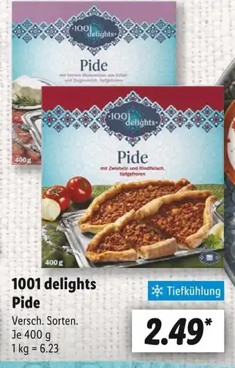 Lidl 1001 delights pide mit zwiebeln und rindfleisch Angebot