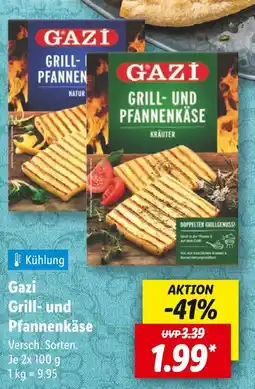 Lidl Gazi grill- und pfannenkäse natur Angebot