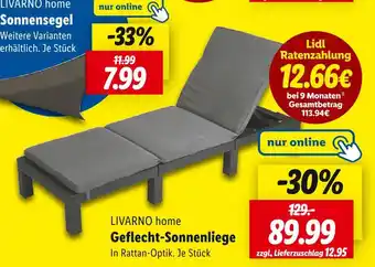 Lidl Livarno home sonnensegel Angebot