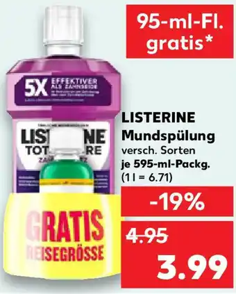 Kaufland LISTERINE Mundspülung Angebot