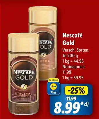 Lidl Nescafé gold original Angebot