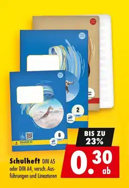Mäc Geiz Schulheft Angebot
