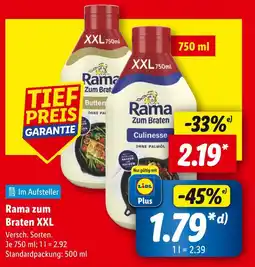 Lidl Rama buttergeschmack Angebot