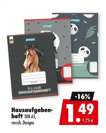 Mäc Geiz Stylex hausaufgabenheft Angebot