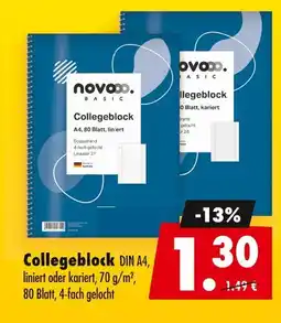 Mäc Geiz Novoo basic collegeblock Angebot