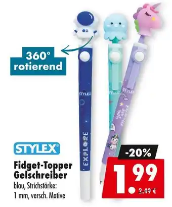 Mäc Geiz Stylex fidget-topper gelschreiber Angebot
