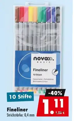 Mäc Geiz Novoo basic fineliner Angebot
