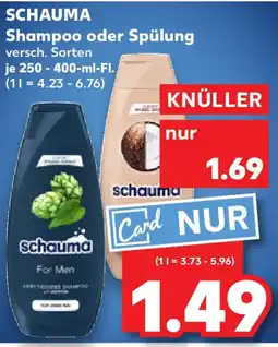 Kaufland SCHAUMA Shampoo oder Spülung Angebot