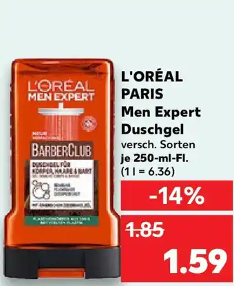 Kaufland L'ORÉAL PARIS Men Expert Duschgel Angebot