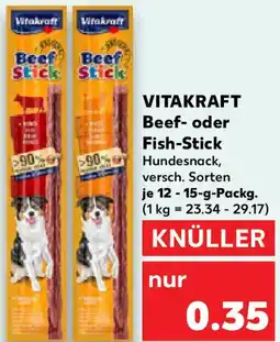 Kaufland VITAKRAFT Beef- oder Fish-Stick Angebot