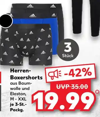 Kaufland adidas Herren- Boxershorts Angebot