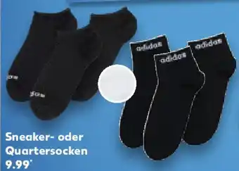 Kaufland adidas Sneaker- oder Quartersocken Angebot