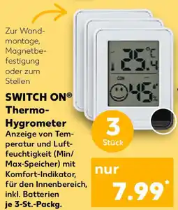 Kaufland SWITCH ON Thermo- Hygrometer Angebot