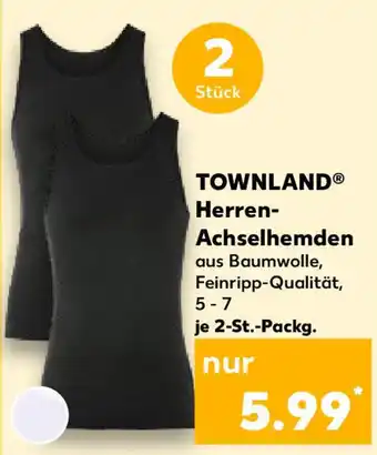 Kaufland TOWNLAND Herren- Achselhemden Angebot