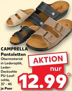 Kaufland CAMPRELLA Pantoletten Angebot