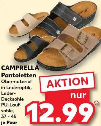 Kaufland CAMPRELLA Pantoletten Angebot